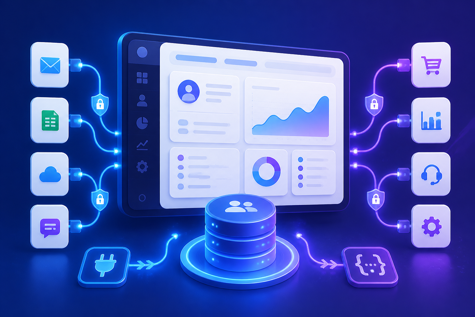 Marketing 360 solution illustration